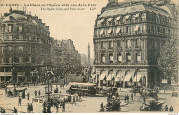 CPA Paris-La Place De L'Opéra Et La Rue De La Paix-10    L2348 - District 02