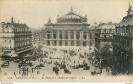 CPA Paris-La Place Et Le Théâtre De L'Opéra    L2348 - Distrito: 02