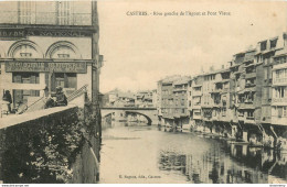 CPA Castres-Rive Gauche De L'Agout Et Pont Vieux      L1217 - Castres