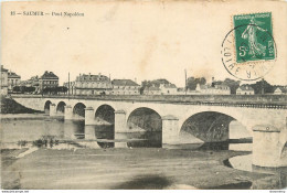 CPA Saumur-Pont Napoléon-Timbre     L1217 - Saumur