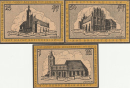 N 1104) Notgeld Frankfurt A.O. (von Jochem): Rathaus, Marienkirche - Lokale Ausgaben