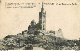CPA Marseille-Notre Dame De La Garde    L1218 - Notre-Dame De La Garde, Aufzug Und Marienfigur
