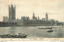 CPA London-Houses Of Parliament-Timbre      L1982 - Houses Of Parliament