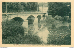 CPA Pontailler Sur Saône-Pont St Jean-Vieille Saône      L1985 - Andere & Zonder Classificatie