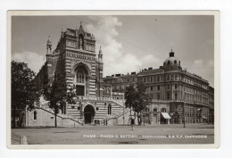 1920-1924 STATE OF FUME,YUGOSLAVIA,CROATIA,ITALY,RIJEKA,FIUME,PIAZZA C. BATTISTI, POSTCARD MINT,ORIGINAL PHOTO - Yougoslavie