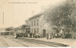 CPA Luc Sur Mer-L'attente Du Train-494     L1696 - Luc Sur Mer