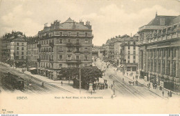 CPA Genève-Rues Du Mont Blanc Et De Chantepoulet      L1929 - Genève