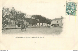 CPA Vert Le Petit-Place De La Mairie-Timbre      L1781 - Vert-le-Petit