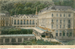 CPA Karlsbad-Grand Hotel Pupp-Timbre      L2265 - Tchéquie