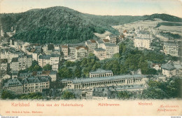 CPA Karlsbad-Blick Von Der Hubertusburg-Timbre      L2265 - Tschechische Republik
