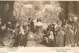 CPA L'évangile-Le Baptême      L1209 - Tableaux, Vitraux Et Statues