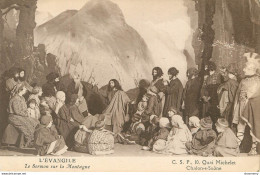 CPA L'évangile-Le Sermon Sur La Montagne      L1209 - Tableaux, Vitraux Et Statues