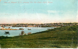 CPA View Of Newport,showing The Jda Lewis Light House-Timbre      L1210 - Newport