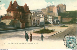 CPA Dieppe-Les Tourelles Et Le Chateau-15-Timbre      L1693 - Dieppe