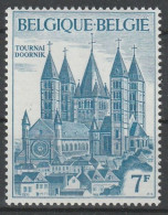 N 1107) Belgien 1971 Mi# 1627 **: 800 Jahre Kathedrale Von Tournai Doornik - Nuevos