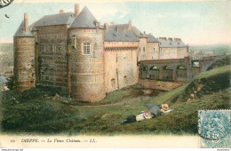 CPA Dieppe-Le Vieux Chateau-10-Timbre      L1693 - Dieppe