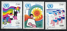 Année 1986-N°862/864 Neufs**MNH : Lutte Contre La Mortalité Infantile - Algeria (1962-...)