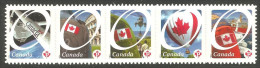 Canada Pride Helicoptere Balloon Montgolfière Se-tenant Annual Collection Annuelle MNH ** Neuf SC (C24-23i) - Ongebruikt