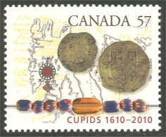 Canada Cupids Carte Map Monnaies Coins MNH ** Neuf SC (C24-03b) - Geografía