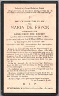 Bidprentje Strijpen - De Pryck Maria (1870-1927) - Devotieprenten