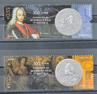 2020 - Portugal - MNH - 300 Years Of Royal Academy Of History - 2 Stamps - Nuevos
