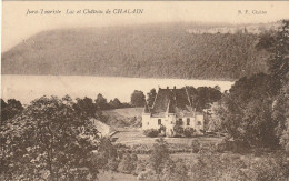 CHALAIN (Jura) Lac Et Château (avant L'incendie) - Lons Le Saunier