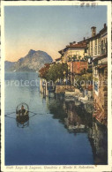 11665704 Gandria Lago Di Lugano Haeuser Am Lago E Monte S. Salvatore Boot Gandri - Autres & Non Classés