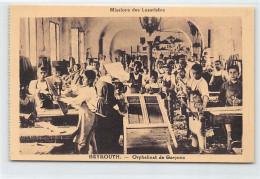 Liban - BEYROUTH - Orphelinat De Garçons - L'atelier De Menuiserie - Ed. Missions Des Lazaristes  - Libanon