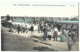 ARGENTEUIL - Le Vieux Pont Et Les Lavoirs Sur La Seine - Argenteuil