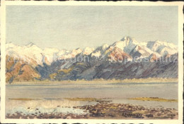 11665633 Locarno TI Kuenstlerkarte See Und Berge  - Andere & Zonder Classificatie