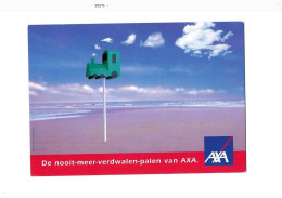 De Nooit Meer Verdwalen-palen Van Axa.Expédié à Kessel-Lo. - Publicidad