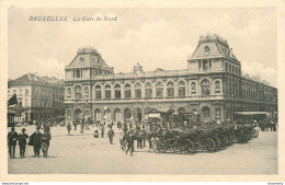 CPA Bruxelles-Gare Du Nord      L2220 - Spoorwegen, Stations