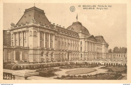 CPA Bruxelles-Palais Du Roi-Timbre      L2220 - Monumenten, Gebouwen