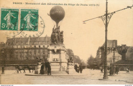 CPA Paris-Monument Des Aéronautes Du Siège De Paris-Timbre      L2236 - Altri Monumenti, Edifici