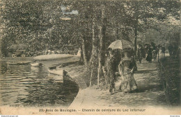 CPA Paris-Bois De Boulogne-Chemin De Ceinture Du Lac Inférieur-23-Timbre      L2236 - Andere & Zonder Classificatie