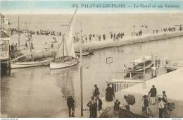 CPA Palavas Les Flots-Le Canal Et Ses Bâteaux     L1211 - Palavas Les Flots