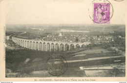 CPA Sancerre-Saint Satur Et Le Viaduc Vus De Porte César-50-Timbre      L2173 - Sancerre