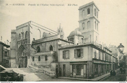 CPA Avignon-Façade De L'église Saint Agricol    L1584 - Avignon (Palais & Pont)