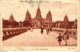 CPA Paris-Exposition-Temple D'Angkor Vat      L1584 - Mostre