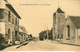 CPA Saint Brévin Les Pins-La Rue De L'église     L1518 - Saint-Brevin-les-Pins