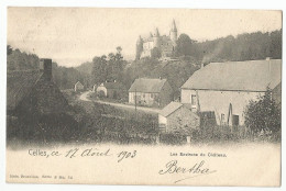 Belgique Celles Houyet Dinant Namur Postcard Oude Postkaart Carte Postale CPA 1903 Les Environs Du Château - Houyet