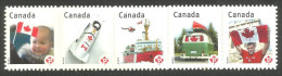 Canada Pride Hélicoptère Bobsleigh Autobus Bus Se-tenant Annual Collection Annuelle MNH ** Neuf SC (C25-03i) - Nuevos