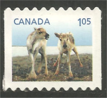 Canada Caribou Coil Roulette MNH ** Neuf SC (C25-07a) - Unused Stamps