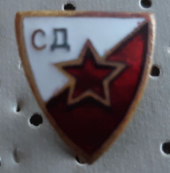 Football Basketball Club SD Crvena Zvezda Red Star Belgrade Serbia Enamel Pin - Football