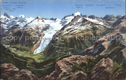 11665490 Furka Grimsel Panoramakarte Furka - Autres & Non Classés