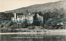 R032742 St. Conans Kirk From Water. Loch Awe. Argyll. Valentine. No B 5392. RP - Monde