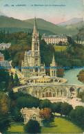 R033865 Lourdes. La Basilique Vue Du Chateau Fort - Monde