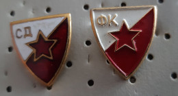 Football Club FK Crvena Zvezda Red Star Belgrade Serbia Pins - Fussball