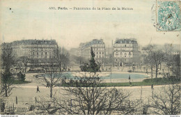 CPA Paris-Panorama De La Place De La Nation-Timbre    L1161 - Plazas