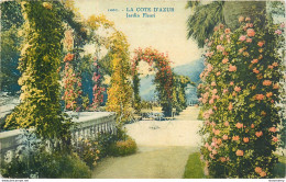 CPA La Côte D'Azur-Jardin Fleuri-Timbre    L1161 - Provence-Alpes-Côte D'Azur